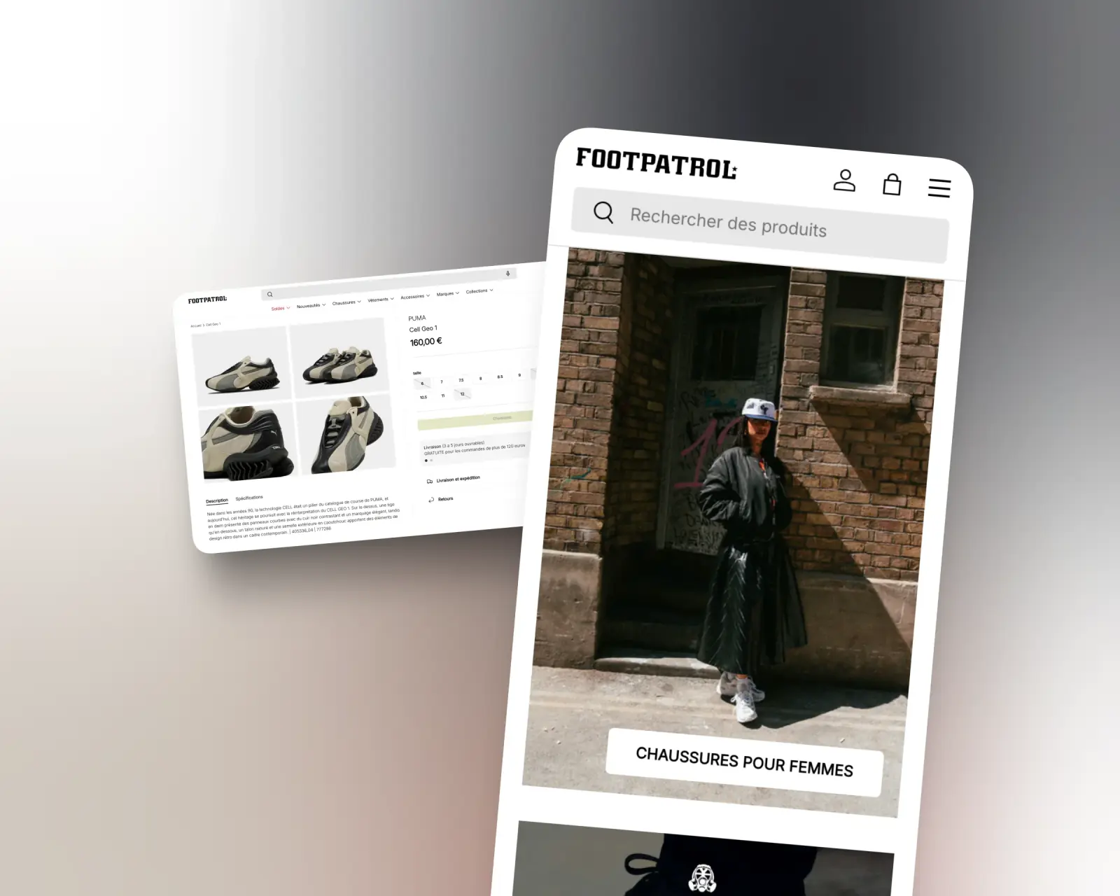 Footpatrol : visuel 2 du projet